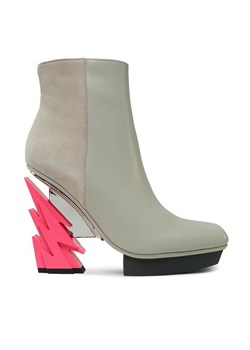 Botki United Nude Glam Square 1075079816 Biały ze sklepu eobuwie.pl w kategorii Botki - zdjęcie 181331315