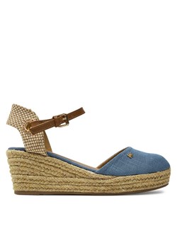 Espadryle Wrangler Bela Women Semi Wedge 20241055 Niebieski ze sklepu eobuwie.pl w kategorii Espadryle damskie - zdjęcie 181331349