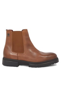 Sztyblety Tommy Hilfiger Comfort Cleated Termo Lth Chel FM0FM04650 Brązowy ze sklepu eobuwie.pl w kategorii Buty zimowe męskie - zdjęcie 181331667