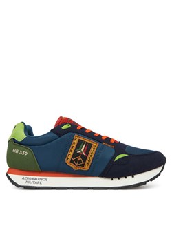 Sneakersy Aeronautica Militare 251SC292CT3331 Granatowy ze sklepu eobuwie.pl w kategorii Buty sportowe męskie - zdjęcie 181331687