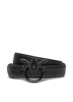 Pasek Damski Pinko Love Berry H3 Belt. PE 24 PLT01 100125 A1K2 Czarny ze sklepu eobuwie.pl w kategorii Paski damskie - zdjęcie 181331688