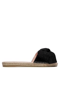 Espadryle Manebi Sandals With Bow G 0.1 J0 Czarny ze sklepu eobuwie.pl w kategorii Klapki damskie - zdjęcie 181332107