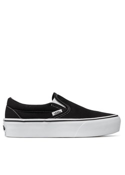 Tenisówki Vans Classic Slip-On P VN00018EBLK Czarny ze sklepu eobuwie.pl w kategorii Trampki damskie - zdjęcie 181332296