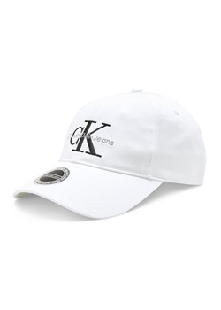 Czapka z daszkiem Calvin Klein Jeans K50K510061 Biały ze sklepu eobuwie.pl w kategorii Czapki z daszkiem damskie - zdjęcie 181332358