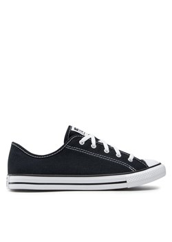Trampki Converse Chuck Taylor All Star Dainty Ox 564982C Czarny ze sklepu eobuwie.pl w kategorii Trampki damskie - zdjęcie 181332455