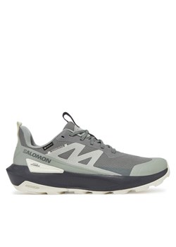 Trekkingi Salomon Elixir Activ Gore-Tex L47757800 Szary ze sklepu eobuwie.pl w kategorii Buty trekkingowe męskie - zdjęcie 181332597