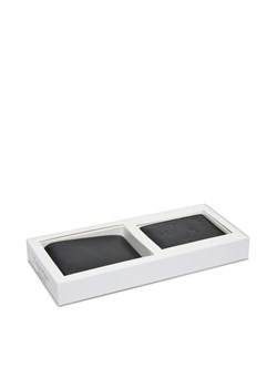 Zestaw portfel i etui na karty Calvin Klein Jeans Gift Bifold Aop K50K512100 Czarny ze sklepu eobuwie.pl w kategorii Portfele męskie - zdjęcie 181332916