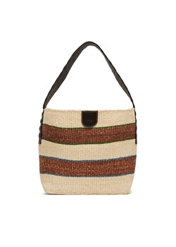 Torebka Weekend Max Mara 2515511155650 Beżowy ze sklepu eobuwie.pl w kategorii Torby letnie - zdjęcie 181332927