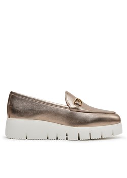 Loafersy Unisa Famo 24 Lmt Brązowy ze sklepu eobuwie.pl w kategorii Półbuty damskie - zdjęcie 181332986