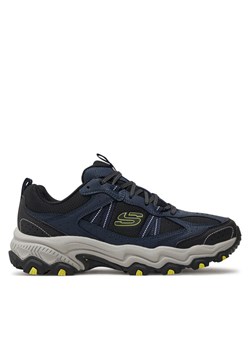 Trekkingi Skechers Stamina At-Upper Stitch 237527/NVBK Granatowy ze sklepu eobuwie.pl w kategorii Buty trekkingowe męskie - zdjęcie 181333198