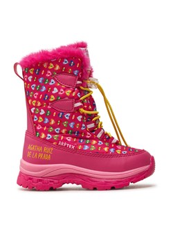 Śniegowce Agatha Ruiz de la Prada 241992-A S Różowy ze sklepu eobuwie.pl w kategorii Buty zimowe dziecięce - zdjęcie 181333209
