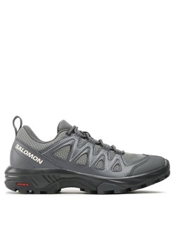 Trekkingi Salomon X Braze W 471802 20 V0 Szary ze sklepu eobuwie.pl w kategorii Buty trekkingowe damskie - zdjęcie 181333276