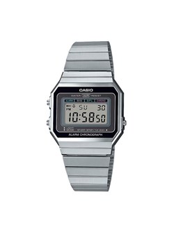 Zegarek Casio Vintage A700WE-1AEF Srebrny ze sklepu eobuwie.pl w kategorii Zegarki - zdjęcie 181333368