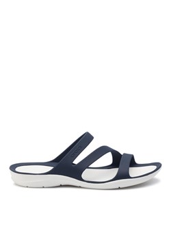 Klapki Crocs Swiftwater Sandal W 203998 Granatowy ze sklepu eobuwie.pl w kategorii Klapki damskie - zdjęcie 181333465
