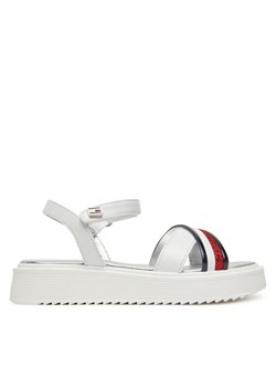 Sandały Tommy Hilfiger Sandal T4A2-33799-0273 Biały ze sklepu eobuwie.pl w kategorii Sandały dziecięce - zdjęcie 181333796