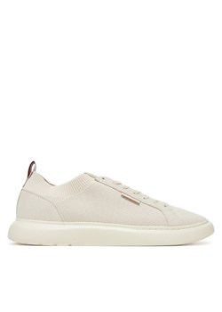 Sneakersy Tommy Hilfiger Light Cupsole Knit Seasonal FM0FM05403 Beżowy ze sklepu eobuwie.pl w kategorii Buty sportowe męskie - zdjęcie 181333939