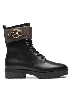 Botki MICHAEL Michael Kors Rory Lace Up 40F3ROFE1L Czarny ze sklepu eobuwie.pl w kategorii Botki - zdjęcie 181334016