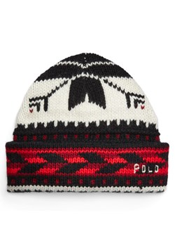 Czapka Polo Ralph Lauren 455931417001 Czarny ze sklepu eobuwie.pl w kategorii Czapki zimowe damskie - zdjęcie 181334146