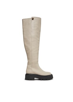 Kozaki Kurt Geiger 225-Shoreditch Otk Chunky 655110109 Biały - id: 0000303052195 - marki Kurt Geiger - 181334159 Kozaki Kurt Geiger 225-Shoreditch Otk Chunky 655110109 Biały ze sklepu eobuwie.pl w kategorii Kozaki damskie - zdjęcie 181334159