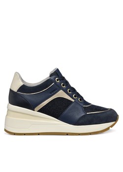 Sneakersy Geox D Zosma D558LA 085LY C4002 Granatowy ze sklepu eobuwie.pl w kategorii Buty sportowe damskie - zdjęcie 181334458