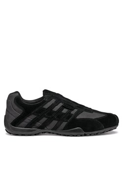 Półbuty Geox Uomo Snake U4507B 022EK C9999 Czarny ze sklepu eobuwie.pl w kategorii Półbuty męskie - zdjęcie 181334497
