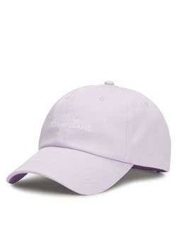 Czapka z daszkiem Tommy Jeans Linear Logo AW0AW15845 Fioletowy ze sklepu eobuwie.pl w kategorii Czapki z daszkiem damskie - zdjęcie 181334586