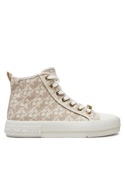 Trampki MICHAEL Michael Kors Evy High Top 43F4EYFE5B Beżowy ze sklepu eobuwie.pl w kategorii Trampki damskie - zdjęcie 181334656