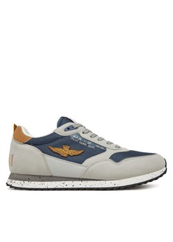 Sneakersy Aeronautica Militare 251SC288CT3545 Szary ze sklepu eobuwie.pl w kategorii Buty sportowe męskie - zdjęcie 181334688