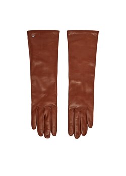 Rękawiczki Damskie Weekend Max Mara Senape 2425566035 Brązowy ze sklepu eobuwie.pl w kategorii Rękawiczki damskie - zdjęcie 181334835