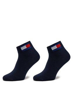 Zestaw 2 par wysokich skarpet unisex Tommy Jeans 701228223 Granatowy ze sklepu eobuwie.pl w kategorii Skarpetki męskie - zdjęcie 181335185
