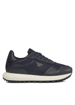Sneakersy Emporio Armani X4X630 XN877 N151 Granatowy ze sklepu eobuwie.pl w kategorii Buty sportowe męskie - zdjęcie 181335207