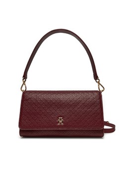 Torebka Tommy Hilfiger AW0AW16933 Bordowy ze sklepu eobuwie.pl w kategorii Torebki damskie - zdjęcie 181335456