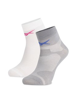 Zestaw 2 par niskich skarpet unisex Reebok R0403-SS24 (2-pack) Biały ze sklepu eobuwie.pl w kategorii Skarpetki damskie - zdjęcie 181335766