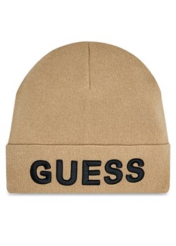 Czapka Guess AM5027 POL01 Beżowy ze sklepu eobuwie.pl w kategorii Czapki zimowe męskie - zdjęcie 181335907