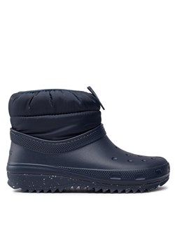 Botki Crocs Classic Neo Puff Shorty Boot W 207311 Granatowy ze sklepu eobuwie.pl w kategorii Buty zimowe dziecięce - zdjęcie 181335947
