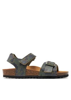 Sandały Geox J Ghita Boy J028LB 00004 C0837 S Khaki ze sklepu eobuwie.pl w kategorii Sandały dziecięce - zdjęcie 181336179
