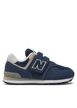 Sneakersy New Balance PV574EVN Granatowy ze sklepu eobuwie.pl w kategorii Buty sportowe dziecięce - zdjęcie 181336256