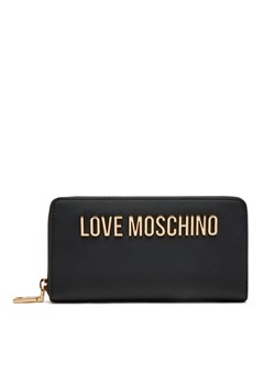 Duży Portfel Damski LOVE MOSCHINO JC5611PP1MKD0000 Czarny ze sklepu eobuwie.pl w kategorii Portfele damskie - zdjęcie 181336295