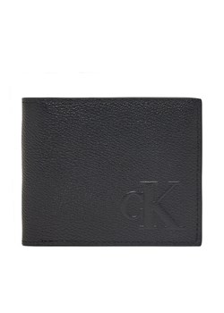 Portfel męski Calvin Klein Jeans Sculpted Impression Billfod Cc LV04G1022G Czarny ze sklepu eobuwie.pl w kategorii Portfele męskie - zdjęcie 181336347