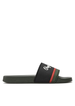 Klapki Pepe Jeans Slider Portobello M PMS70123 Khaki ze sklepu eobuwie.pl w kategorii Klapki męskie - zdjęcie 181336369