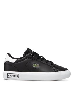 Sneakersy Lacoste Powercourt 0721 1 Suc 7-41SUC0014312 Czarny ze sklepu eobuwie.pl w kategorii Buciki niemowlęce - zdjęcie 181336427