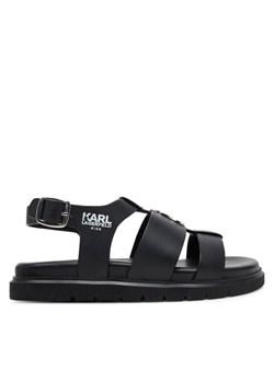 Sandały Karl Lagerfeld Kids Z30372 M Czarny ze sklepu eobuwie.pl w kategorii Sandały dziecięce - zdjęcie 181336499