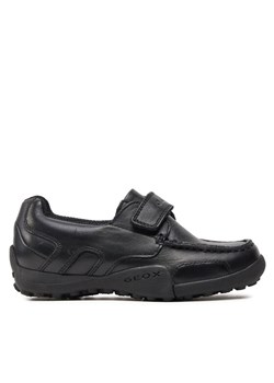 Półbuty Geox J W.Snake Moc B J9309B 00043 C9999 M Czarny - id: 0000200600123 - marki Geox - 181336626 Półbuty Geox J W.Snake Moc B J9309B 00043 C9999 M Czarny ze sklepu eobuwie.pl w kategorii Mokasyny dziecięce - zdjęcie 181336626