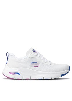 Sneakersy Skechers Infinity Cool 149722/WMLT Biały ze sklepu eobuwie.pl w kategorii Buty sportowe damskie - zdjęcie 181336696