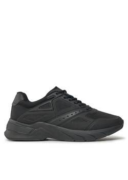 Sneakersy Calvin Klein Low Top Lace Up HM0HM01363 Czarny ze sklepu eobuwie.pl w kategorii Buty sportowe męskie - zdjęcie 181337117
