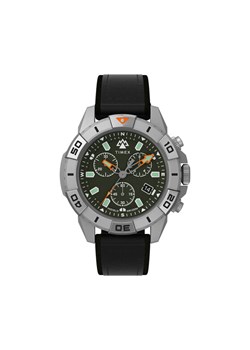 Zegarek Timex Expedition Ridge Chronograph TW2W16100 Czarny ze sklepu eobuwie.pl w kategorii Zegarki - zdjęcie 181337307