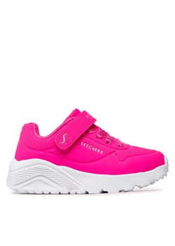Sneakersy Skechers Uno Lite 310451L/HTPK Różowy ze sklepu eobuwie.pl w kategorii Buty sportowe dziecięce - zdjęcie 181337589