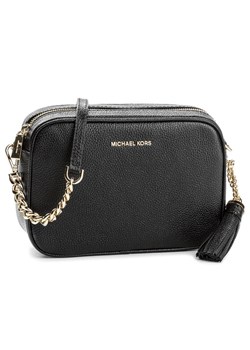 Torebka MICHAEL Michael Kors Crossbodies 32F7GGNM8L Czarny ze sklepu eobuwie.pl w kategorii Listonoszki - zdjęcie 181337807