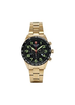 Zegarek Swiss Alpine Military 7047.9117 Złoty ze sklepu eobuwie.pl w kategorii Zegarki - zdjęcie 181337915