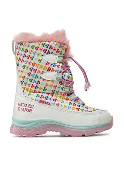Śniegowce Agatha Ruiz de la Prada 241992-B D Biały - id: 0000304433986 - marki Prada - 181338067 Śniegowce Agatha Ruiz de la Prada 241992-B D Biały ze sklepu eobuwie.pl w kategorii Buty zimowe dziecięce - zdjęcie 181338067